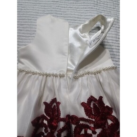 Princess Collection White And Red Gorgeous Dress, Special Occasion s- 18m Pearl - Picture 12 of 16